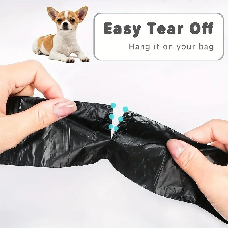 Dog Poop Bags Portable Pet Waste Bags Durable And Leak Proof Dog Garbage Bags With Dispenser Pet Cleaning Supplies For Outdoor