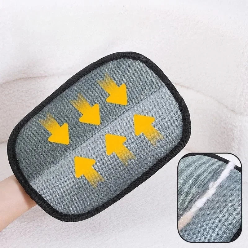 Pet Hair Remover Brush Kitten Hair Remover Gloves Deshedding Brush Glove for Dog Cat Double-Sided Fur Hair Cleaning for Carpet