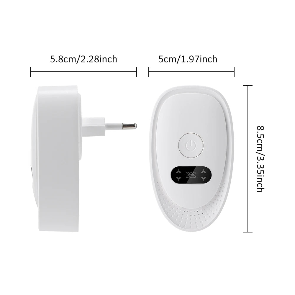 Mini Air Purifier Plug In Negative Ion Ionizer Air Purifier for Office Bedroom Quiet Ionizer Air Cleaner Toilet Deodorant
