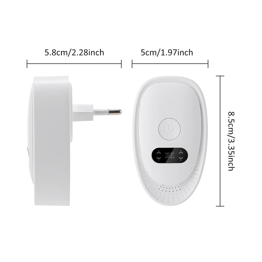 Mini Air Purifier Plug In Negative Ion Ionizer Air Purifier for Office Bedroom Quiet Ionizer Air Cleaner Toilet Deodorant