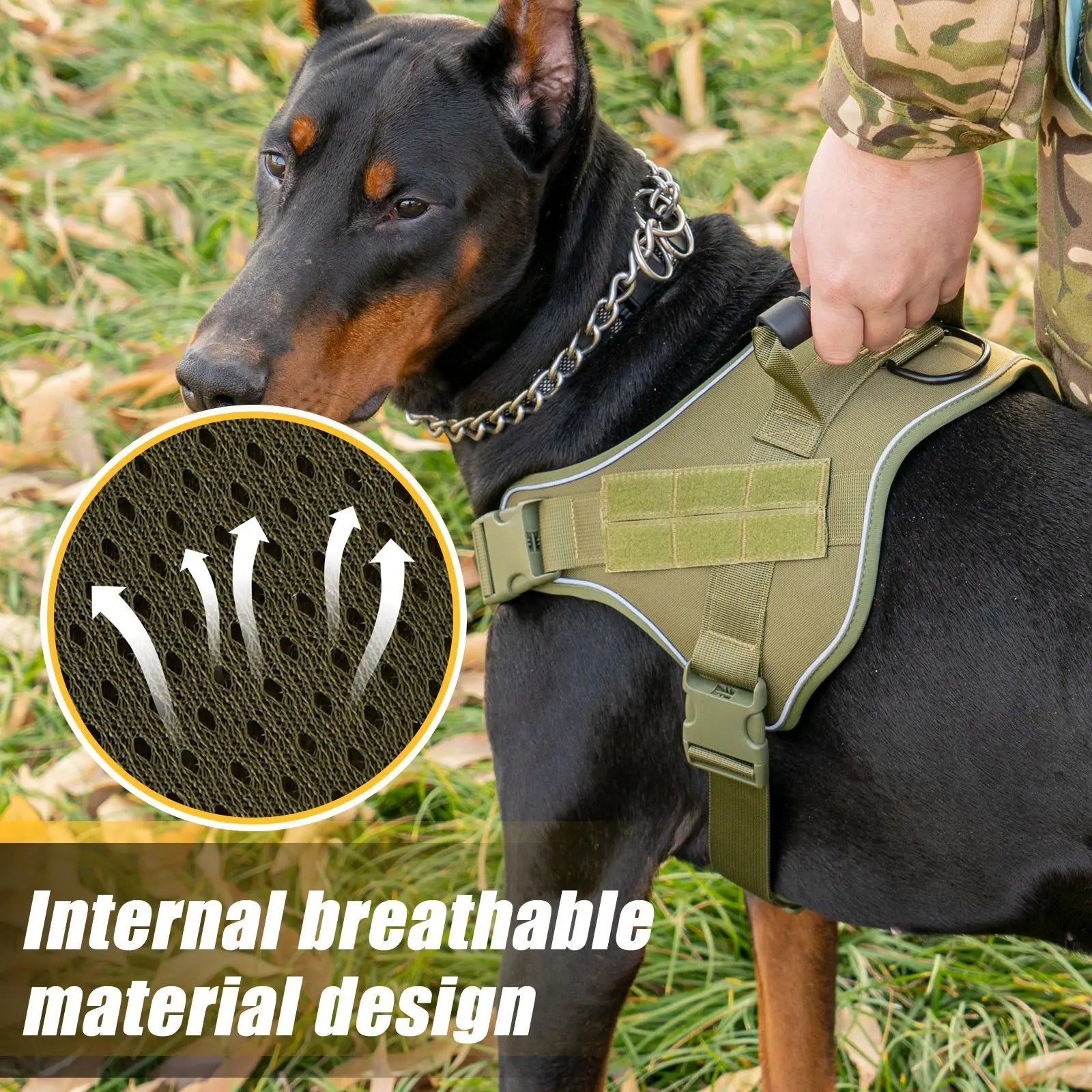 Tactical Military Vest Pet German Shepherd Golden Retriever Tactical Training Dog Accessories Dog Harness for Large Dogs